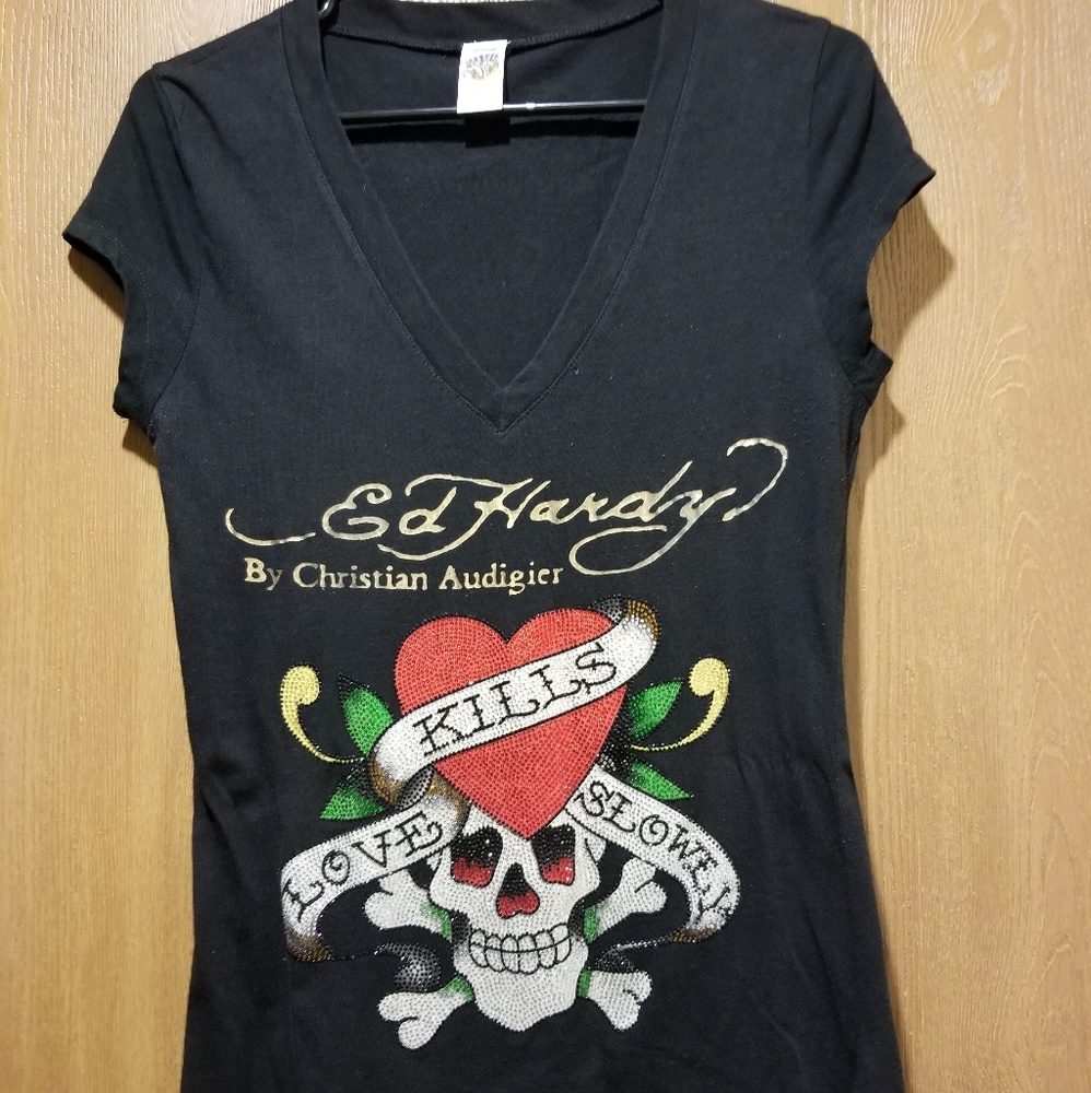 Ed Hardy Blinged Out T-Shirt